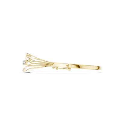 Round Bangle Lab Grown Diamond Bracelet