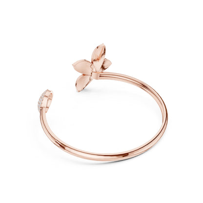 Round Cuff Lab Grown Diamond Bracelet