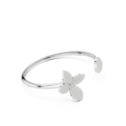 Round Cuff Lab Grown Diamond Bracelet