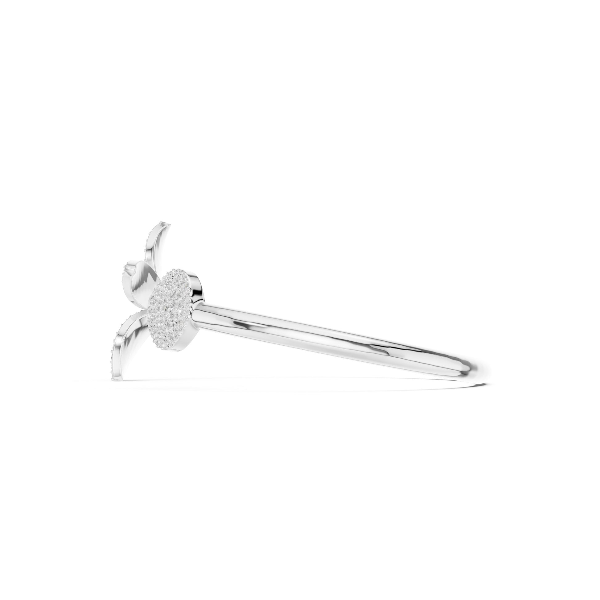 Round Cuff Lab Grown Diamond Bracelet