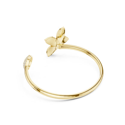 Round Cuff Lab Grown Diamond Bracelet