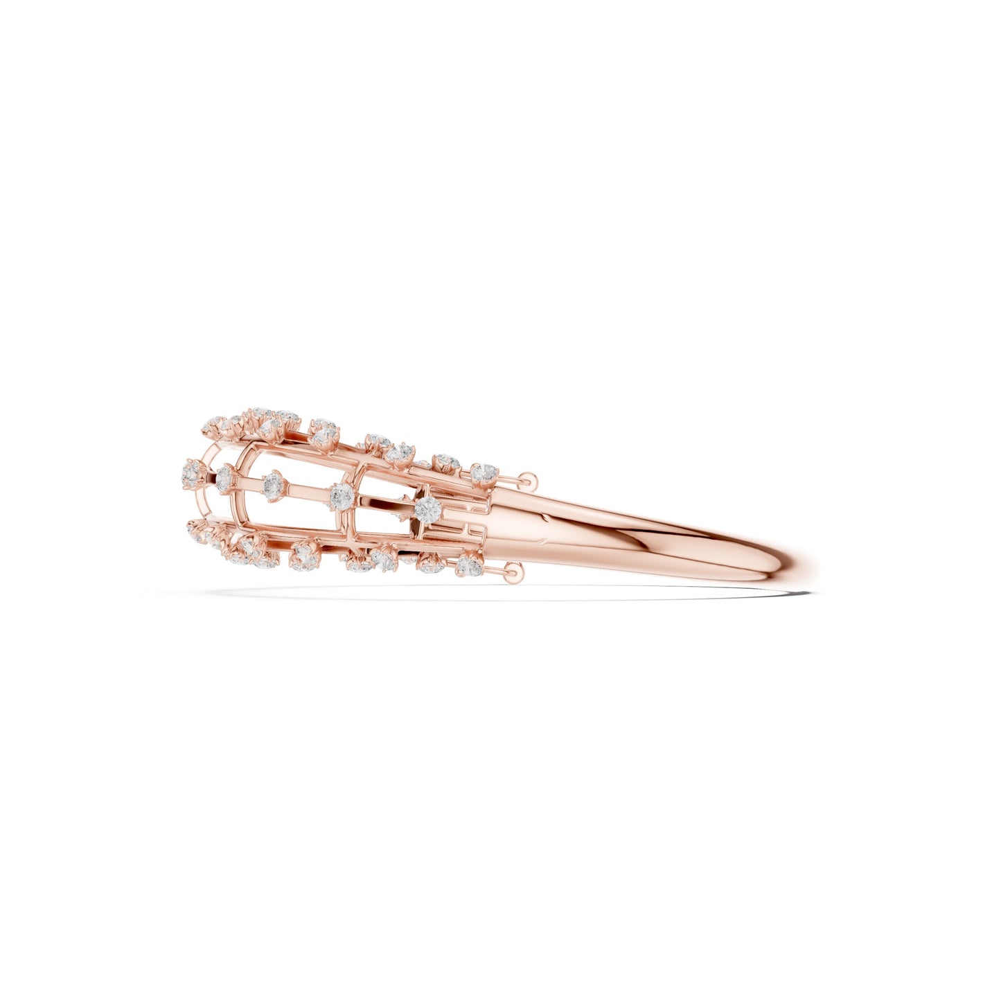 Round Bangle Lab Grown Diamond Bracelet