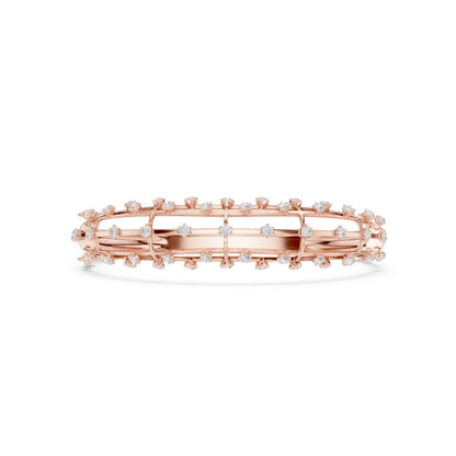 Round Bangle Lab Grown Diamond Bracelet
