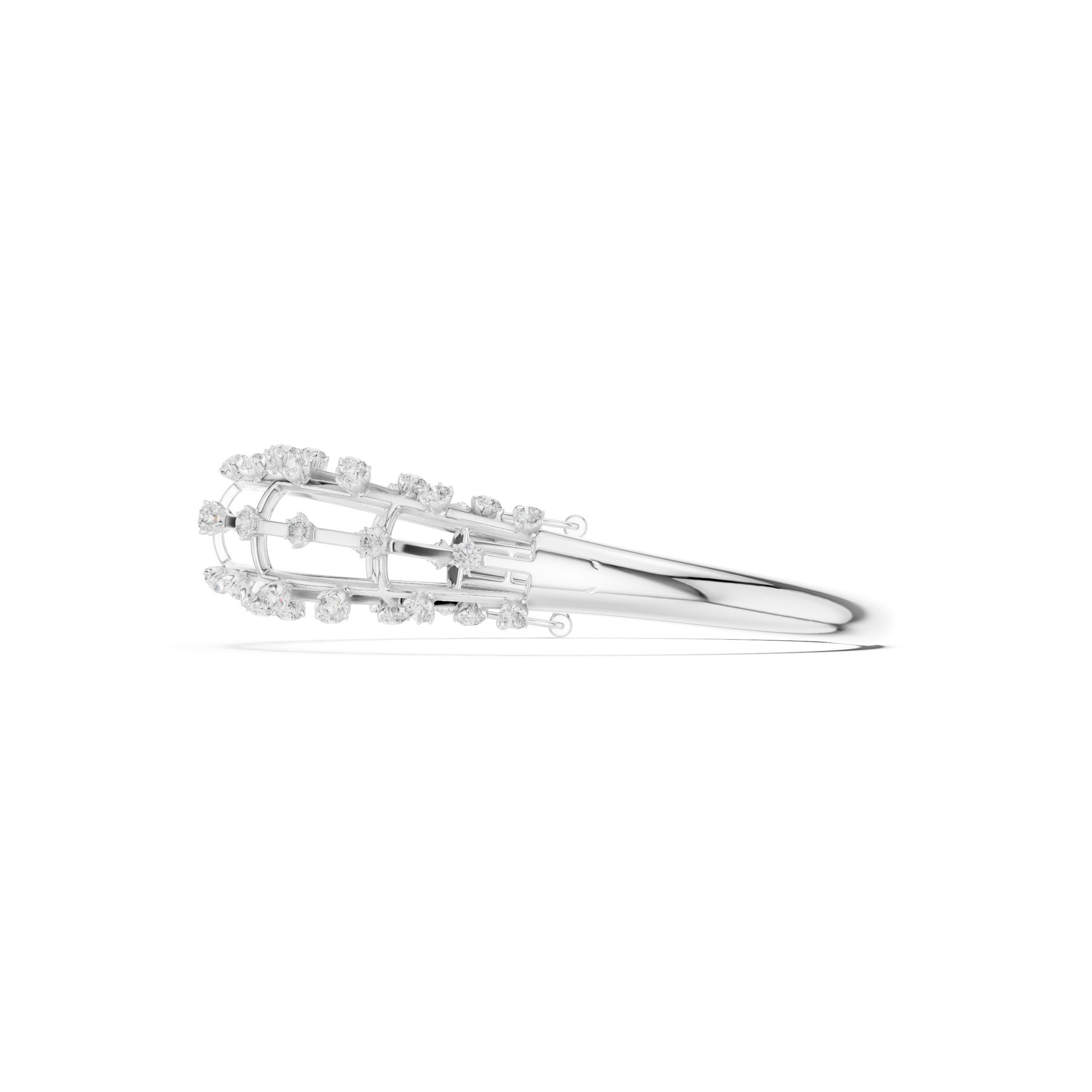 Round Bangle Lab Grown Diamond Bracelet