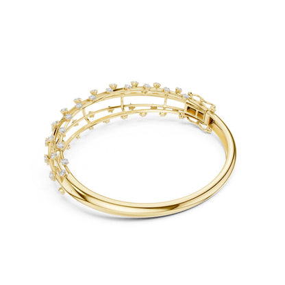 Round Bangle Lab Grown Diamond Bracelet