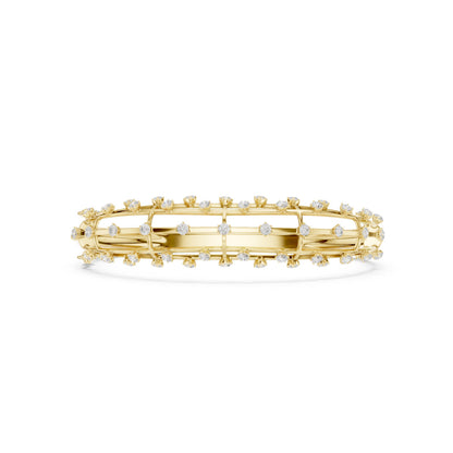 Round Bangle Lab Grown Diamond Bracelet