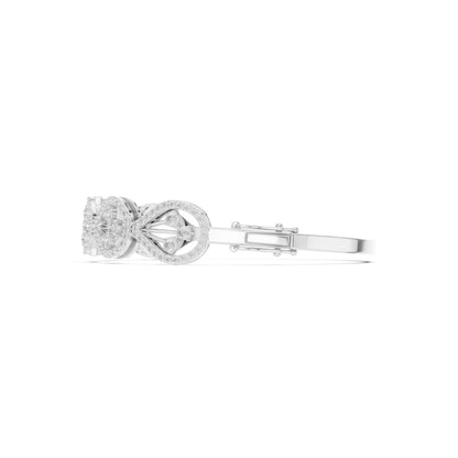 Round Bangle Lab Grown Diamond Bracelet