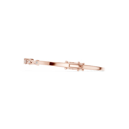 Pear Bangle Lab Grown Diamond Bracelet