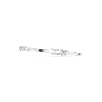 Pear Bangle Lab Grown Diamond Bracelet