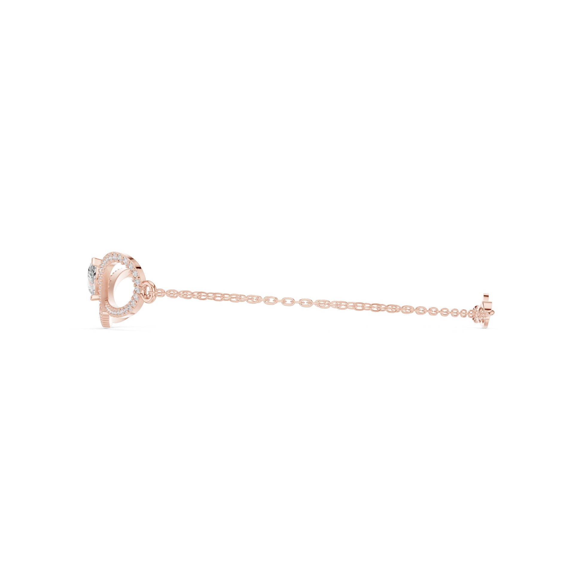 Pear Chain Lab Grown Diamond Bracelet