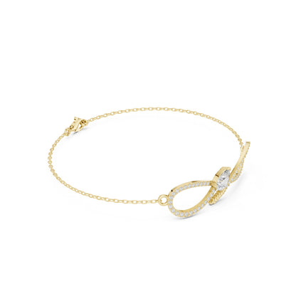 Pear Chain Lab Grown Diamond Bracelet