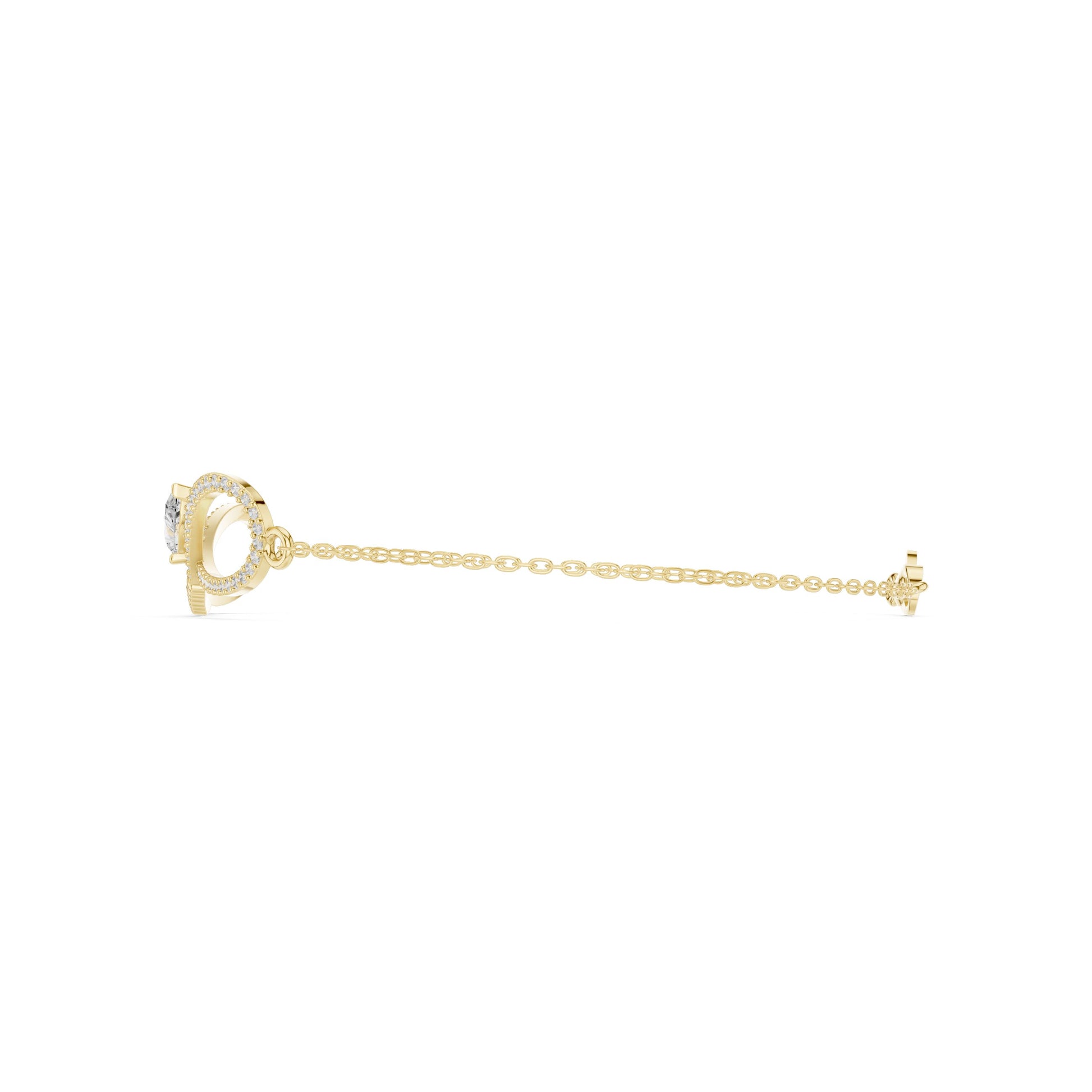 Pear Chain Lab Grown Diamond Bracelet
