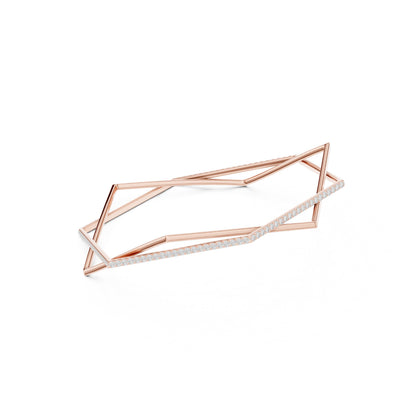 Round Bangle Lab Grown Diamond Bracelet