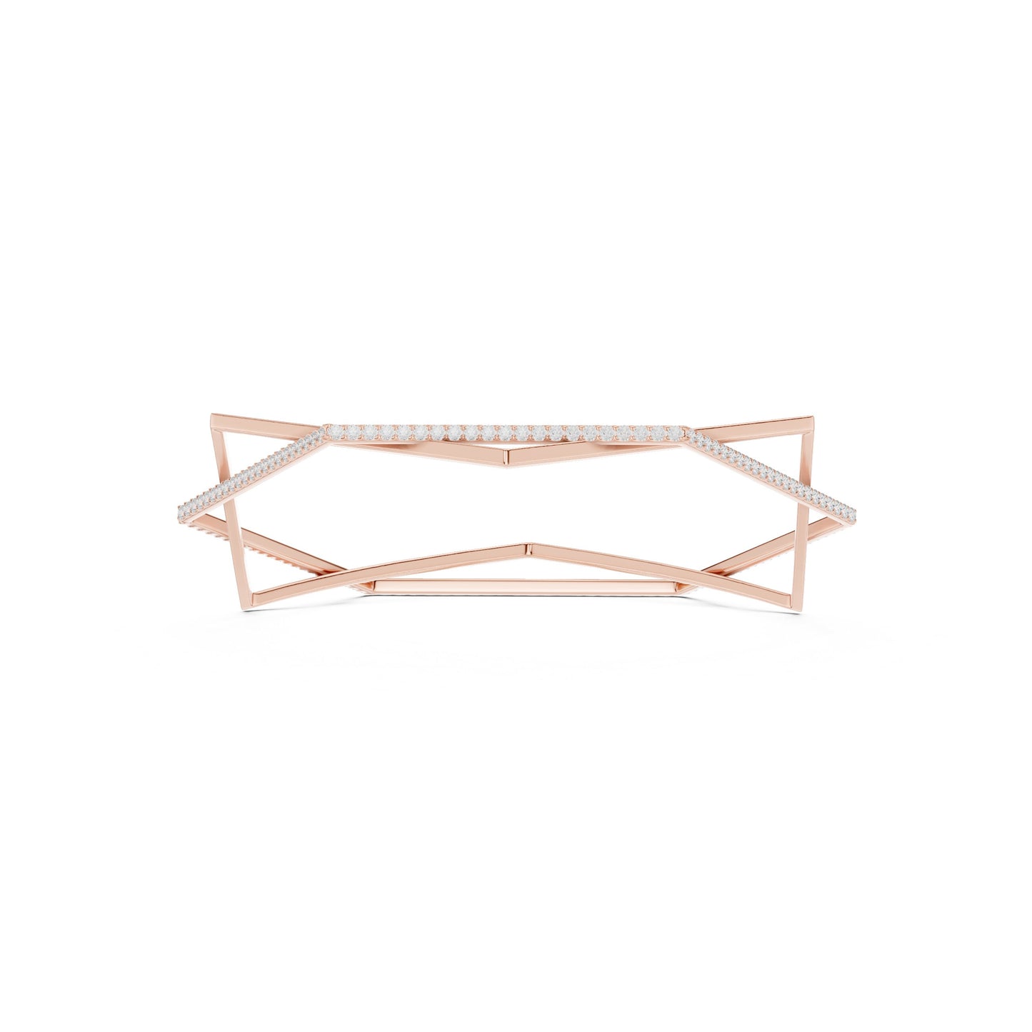 Round Bangle Lab Grown Diamond Bracelet