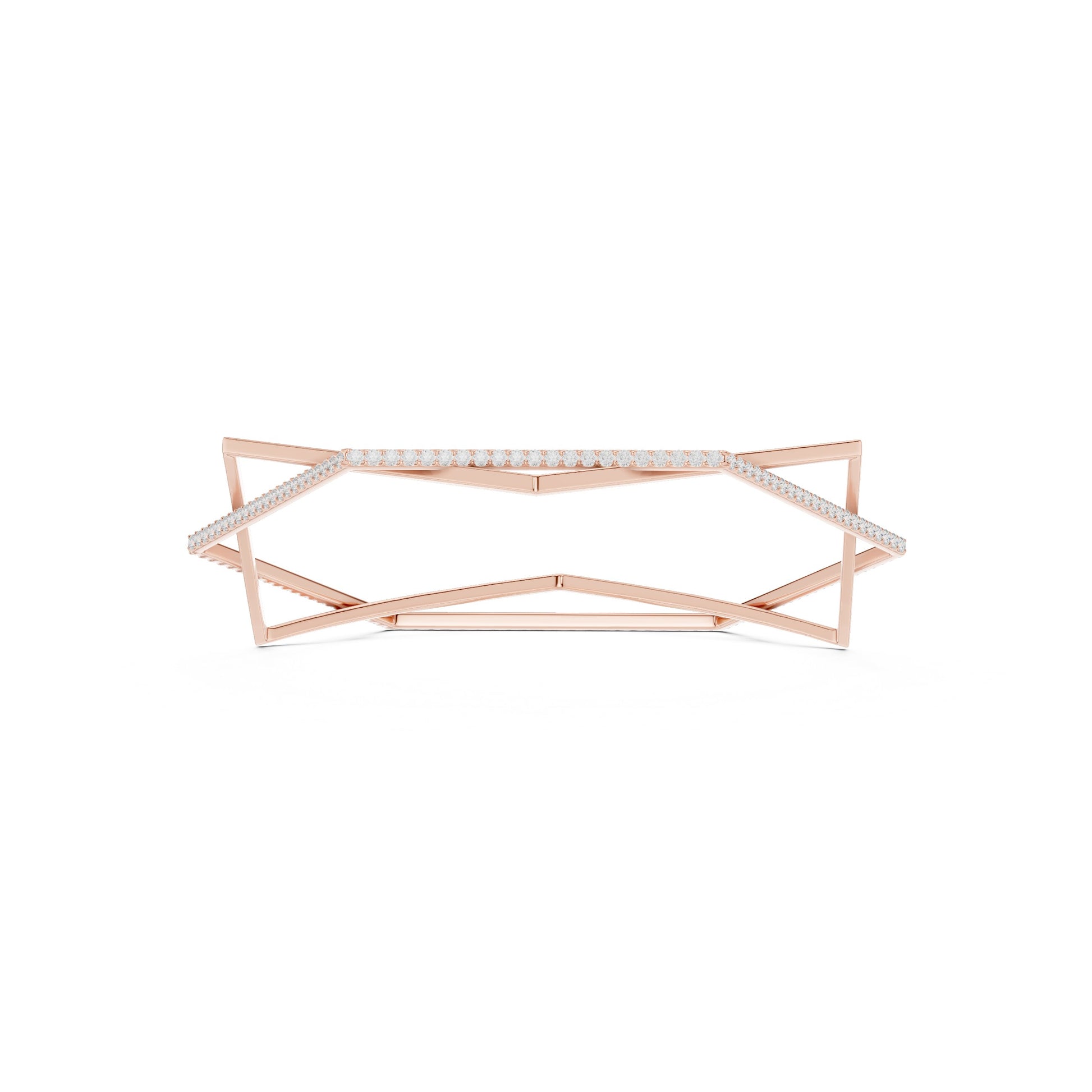 Round Bangle Lab Grown Diamond Bracelet