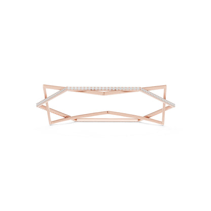 Round Bangle Lab Grown Diamond Bracelet
