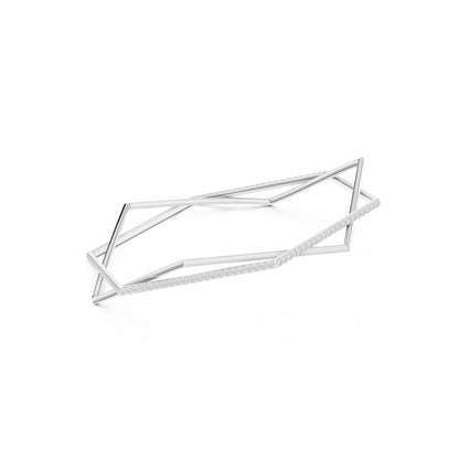 Round Bangle Lab Grown Diamond Bracelet