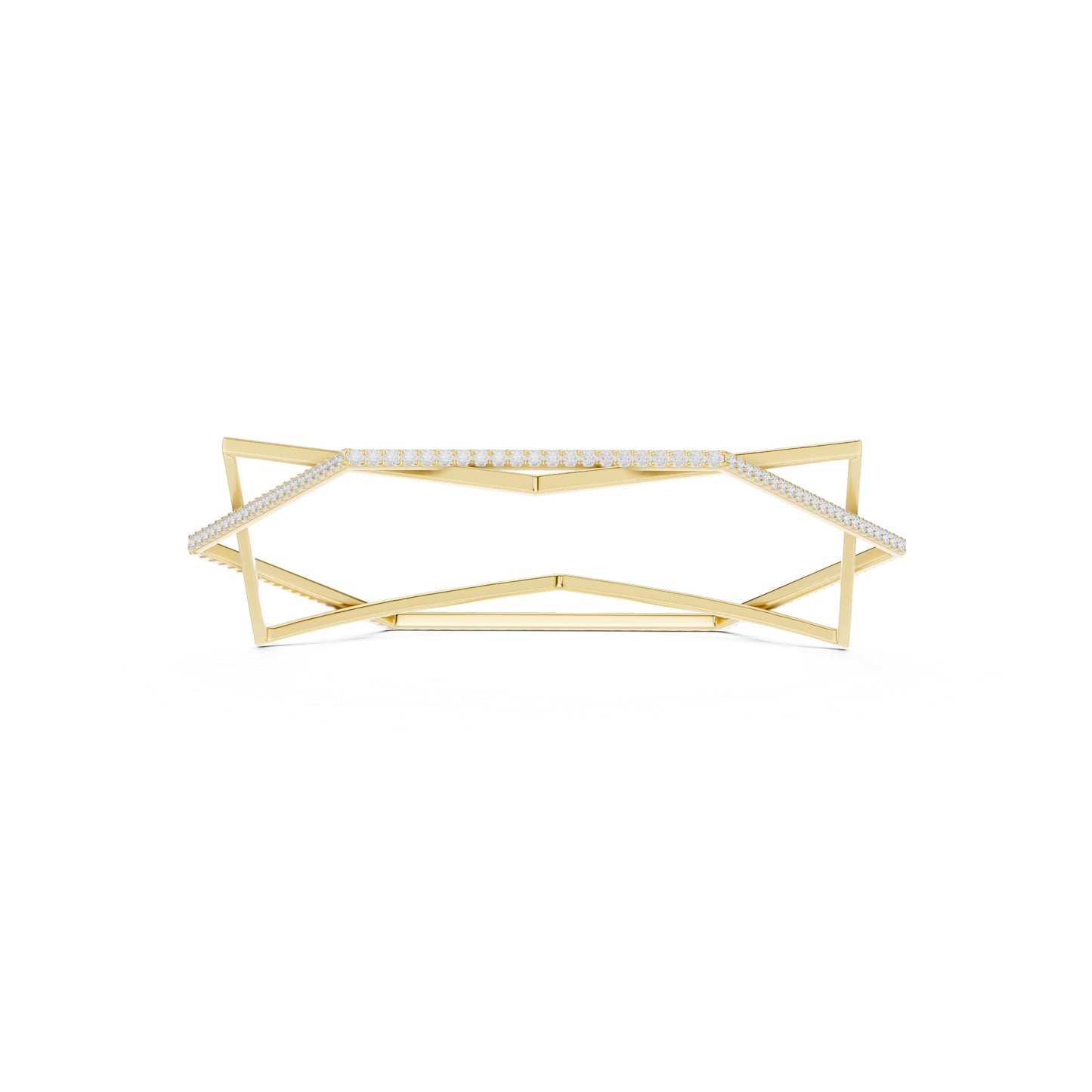 Round Bangle Lab Grown Diamond Bracelet