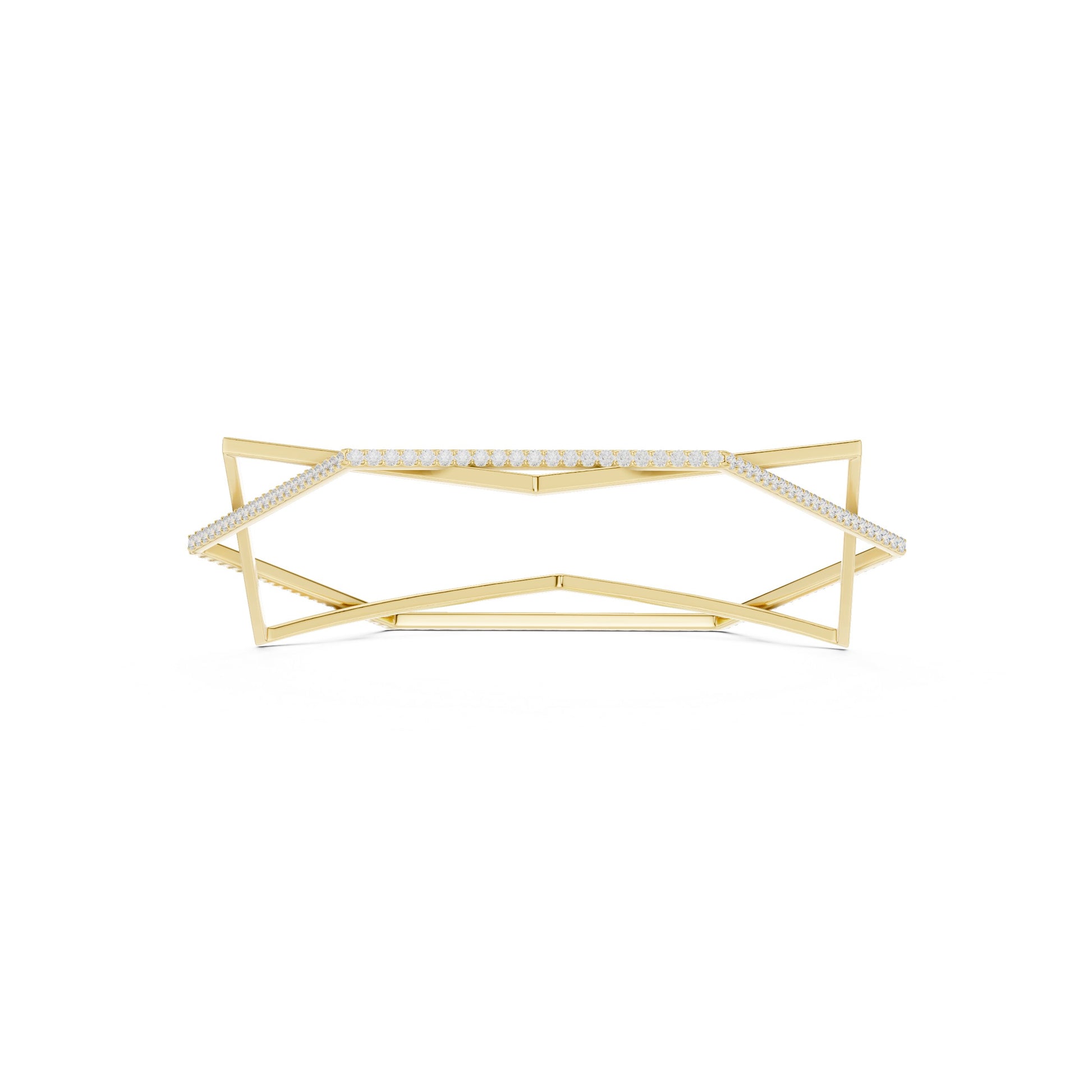Round Bangle Lab Grown Diamond Bracelet