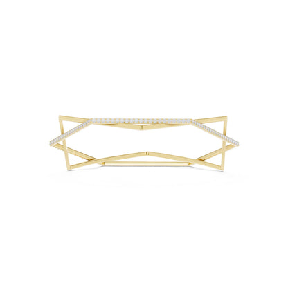 Round Bangle Lab Grown Diamond Bracelet