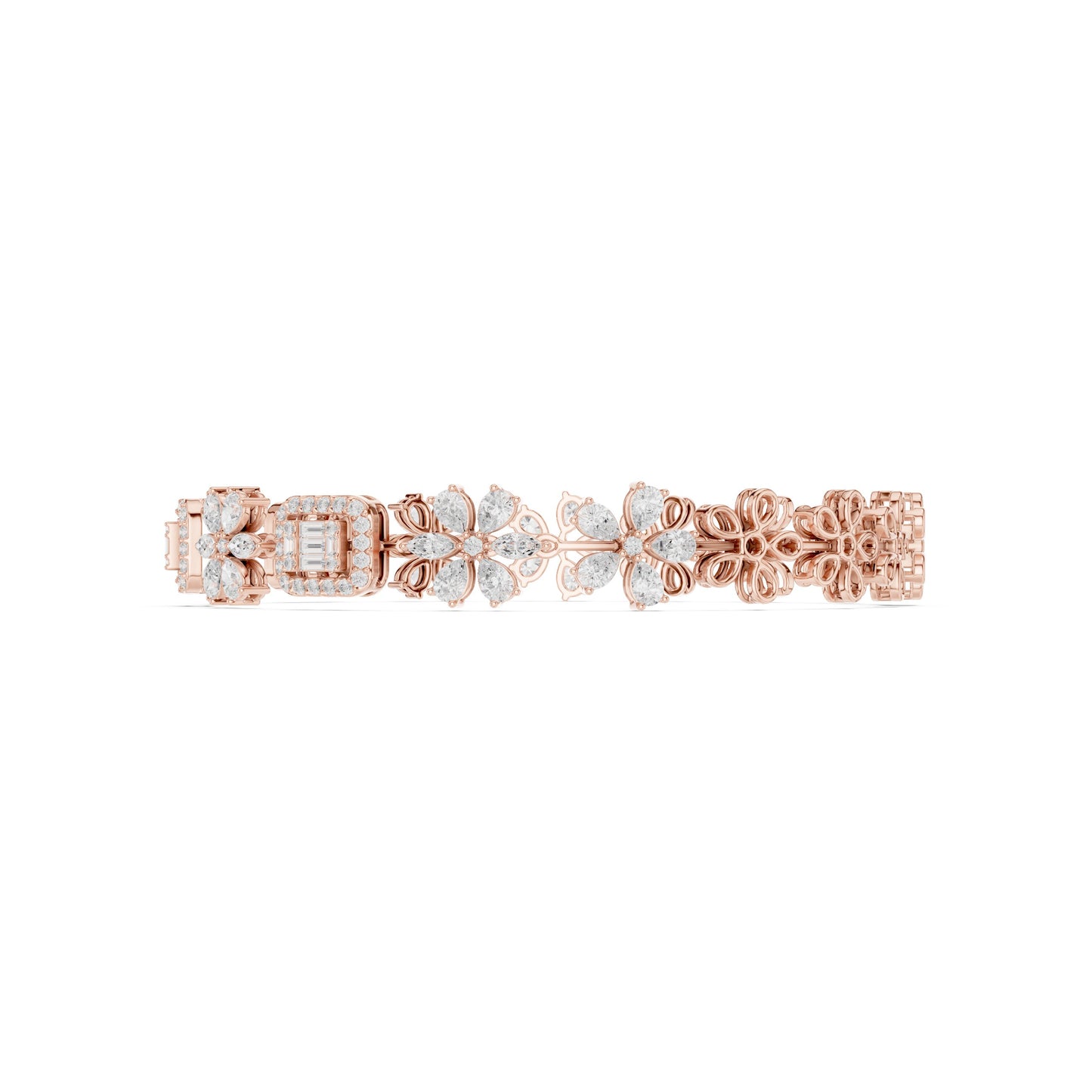 Mixed Shape Lab Grown Diamond Bracelet Bracelet