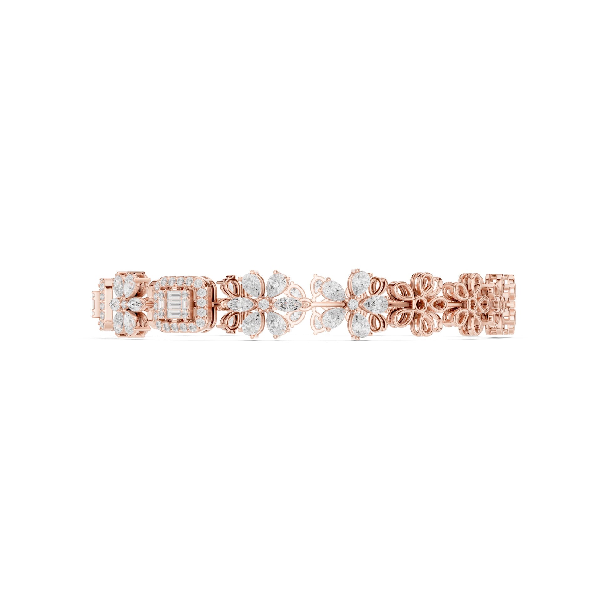 Mixed Shape Lab Grown Diamond Bracelet Bracelet