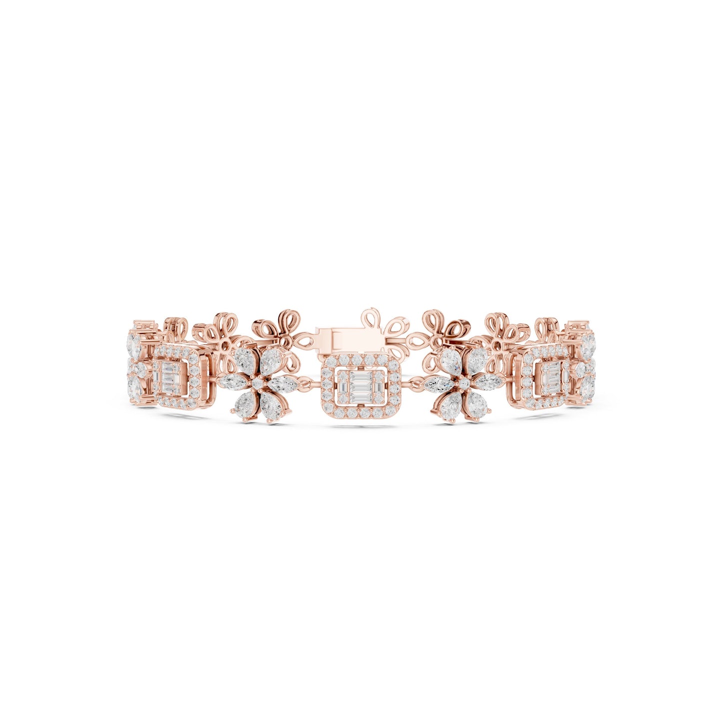 Mixed Shape Lab Grown Diamond Bracelet Bracelet