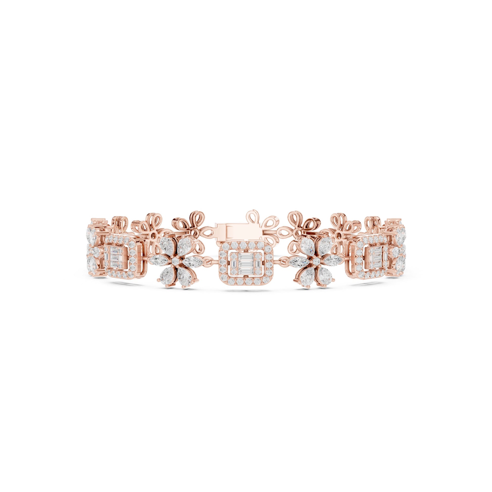 Mixed Shape Lab Grown Diamond Bracelet Bracelet