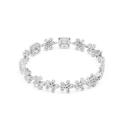 Mixed Shape Lab Grown Diamond Bracelet Bracelet