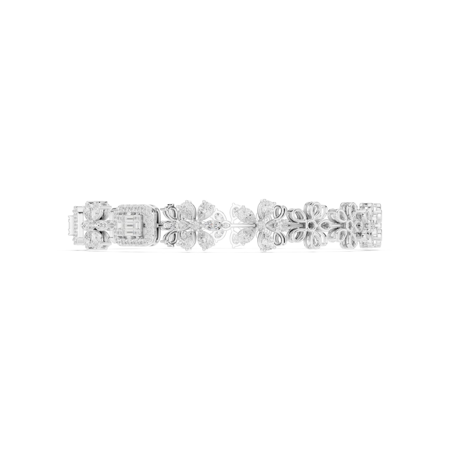 Mixed Shape Lab Grown Diamond Bracelet Bracelet