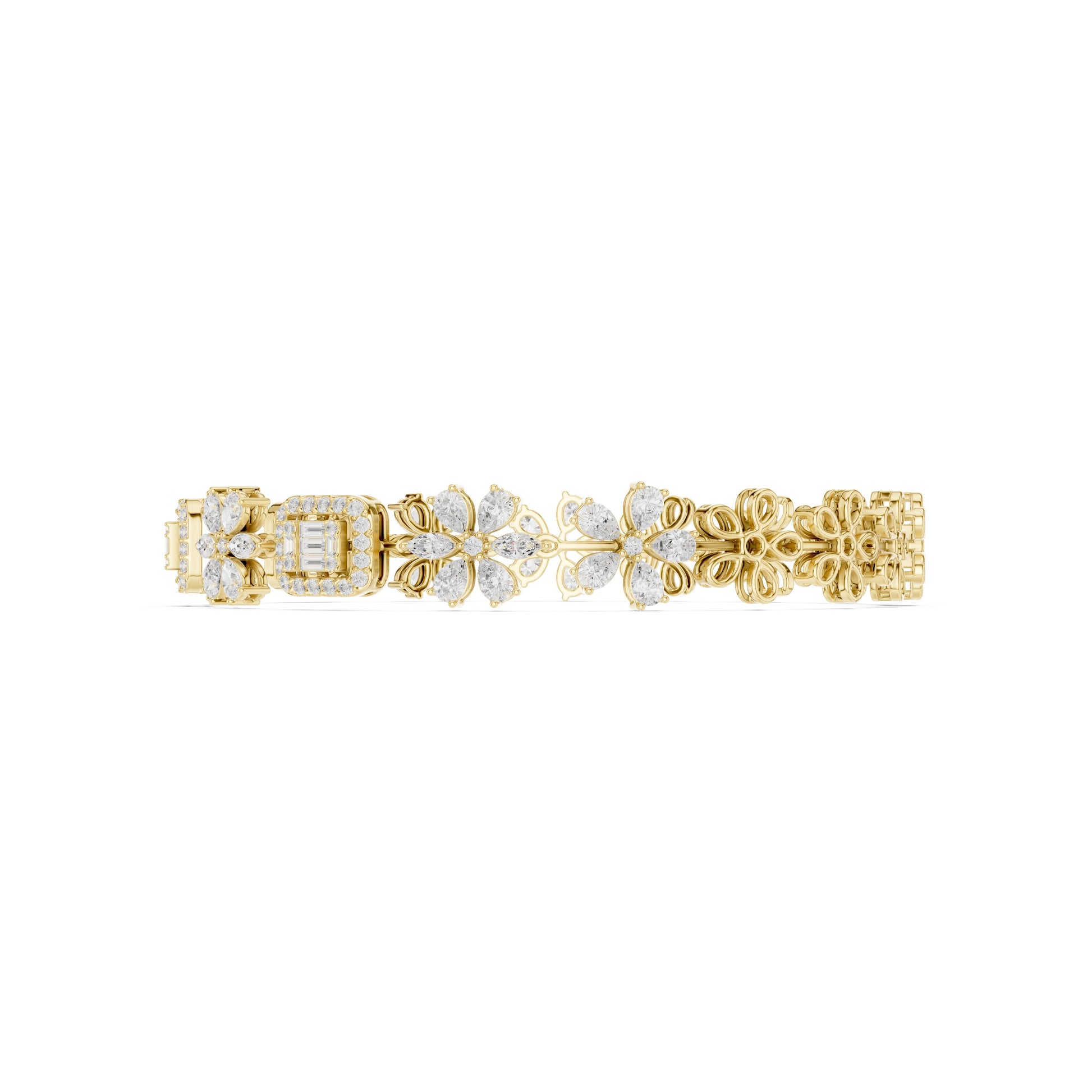 Mixed Shape Lab Grown Diamond Bracelet Bracelet