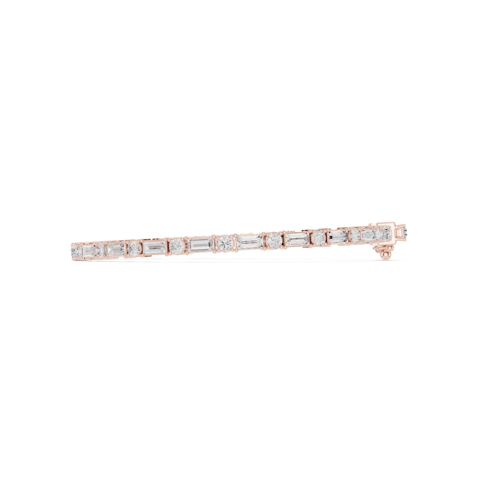 Men's Mixed Shape Lab Grown Diamond Tennis Bracelet