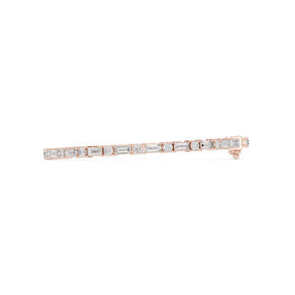 Men's Mixed Shape Lab Grown Diamond Tennis Bracelet