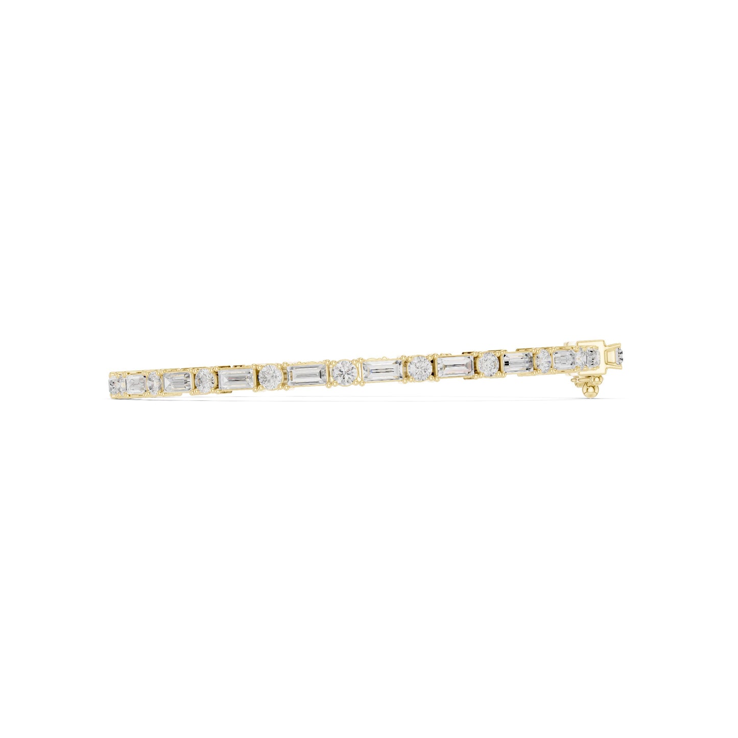 Men's Mixed Shape Lab Grown Diamond Tennis Bracelet