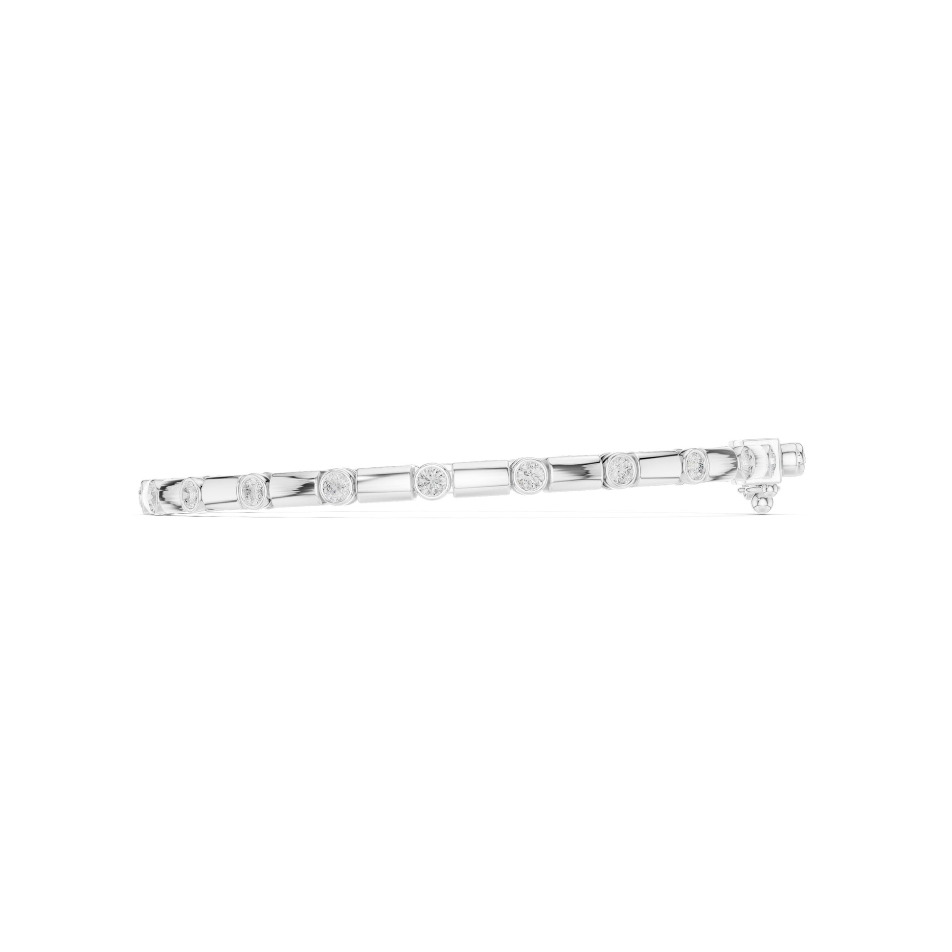 Men's Round Tennis Lab Grown Diamond Bracelet