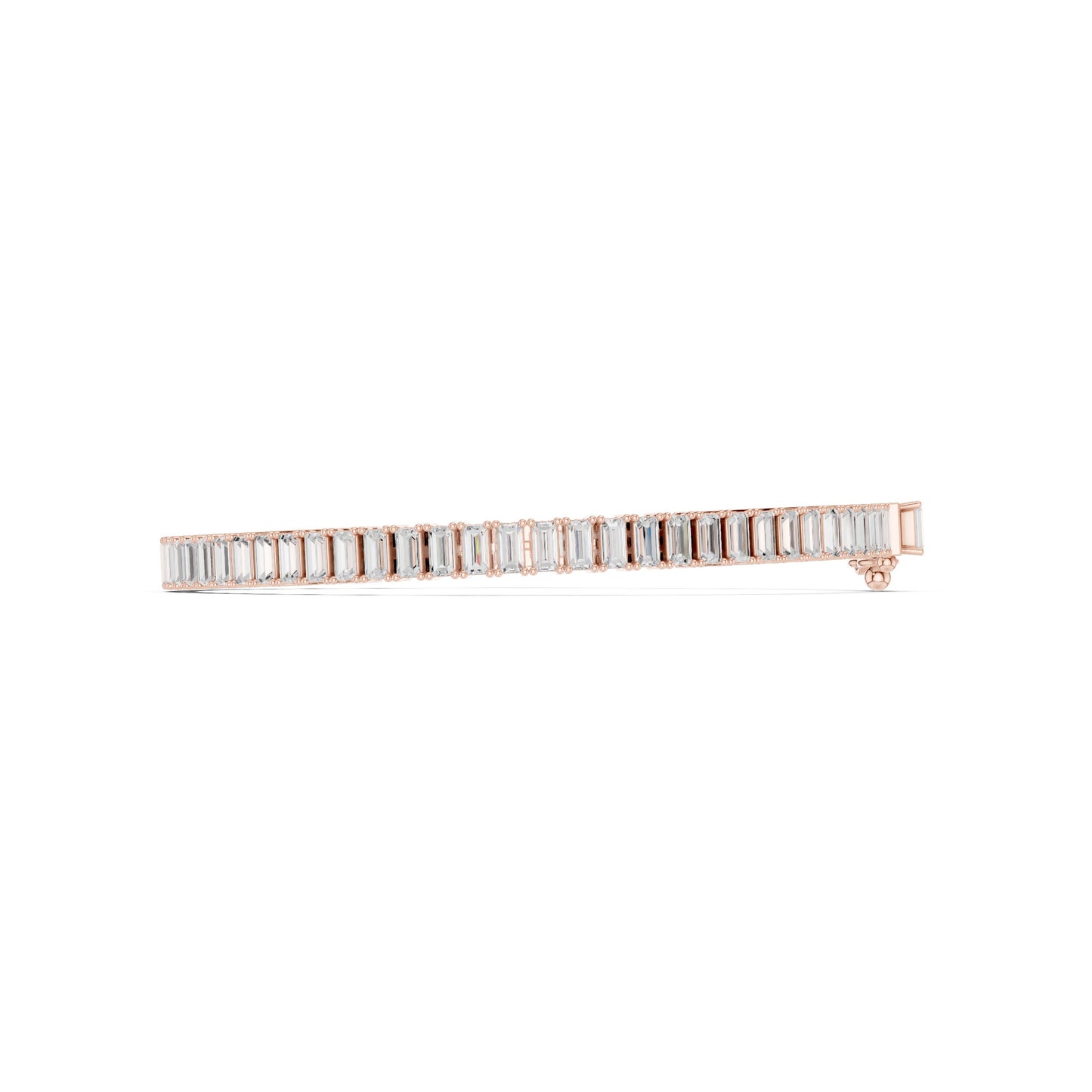 Men's Emerald Tennis Lab Grown Diamond Bracelet