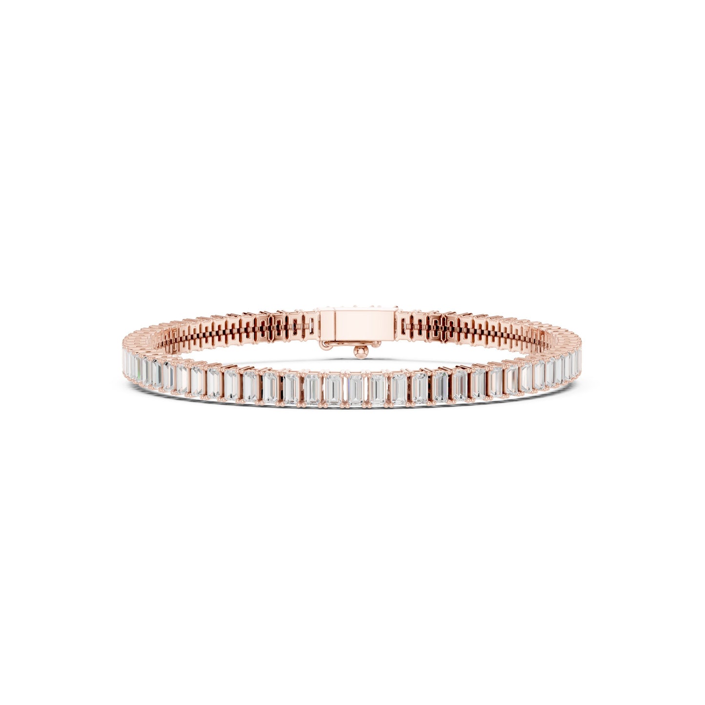 Men's Emerald Tennis Lab Grown Diamond Bracelet