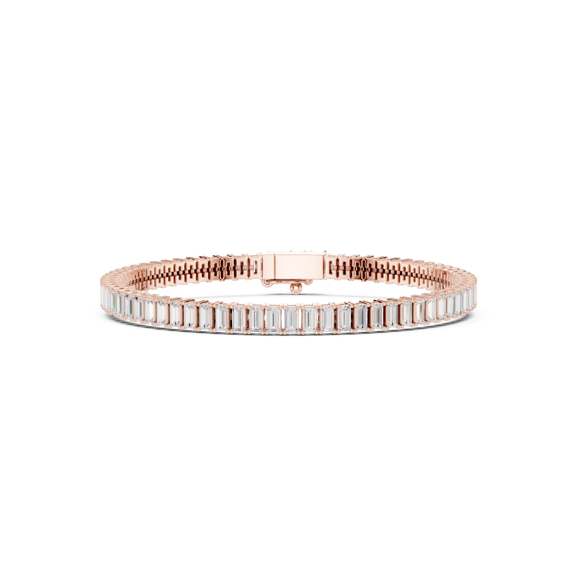 Men's Emerald Tennis Lab Grown Diamond Bracelet