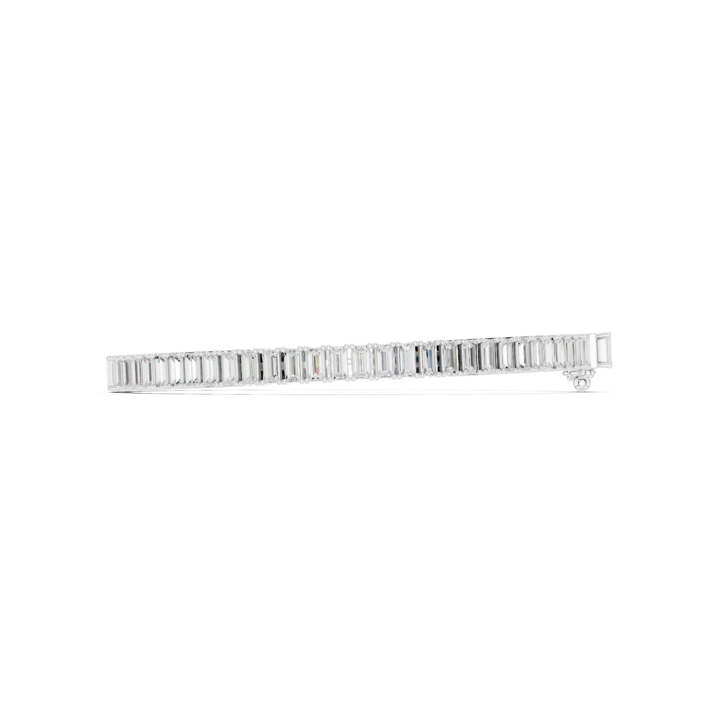 Men's Emerald Tennis Lab Grown Diamond Bracelet