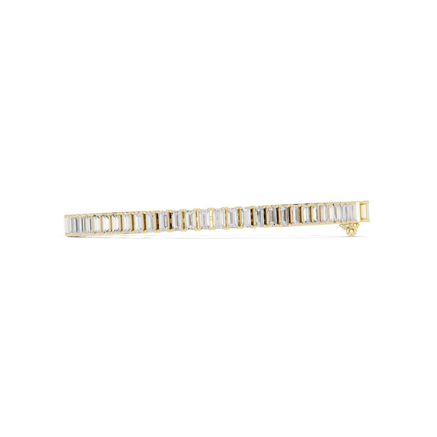 Men's Emerald Tennis Lab Grown Diamond Bracelet