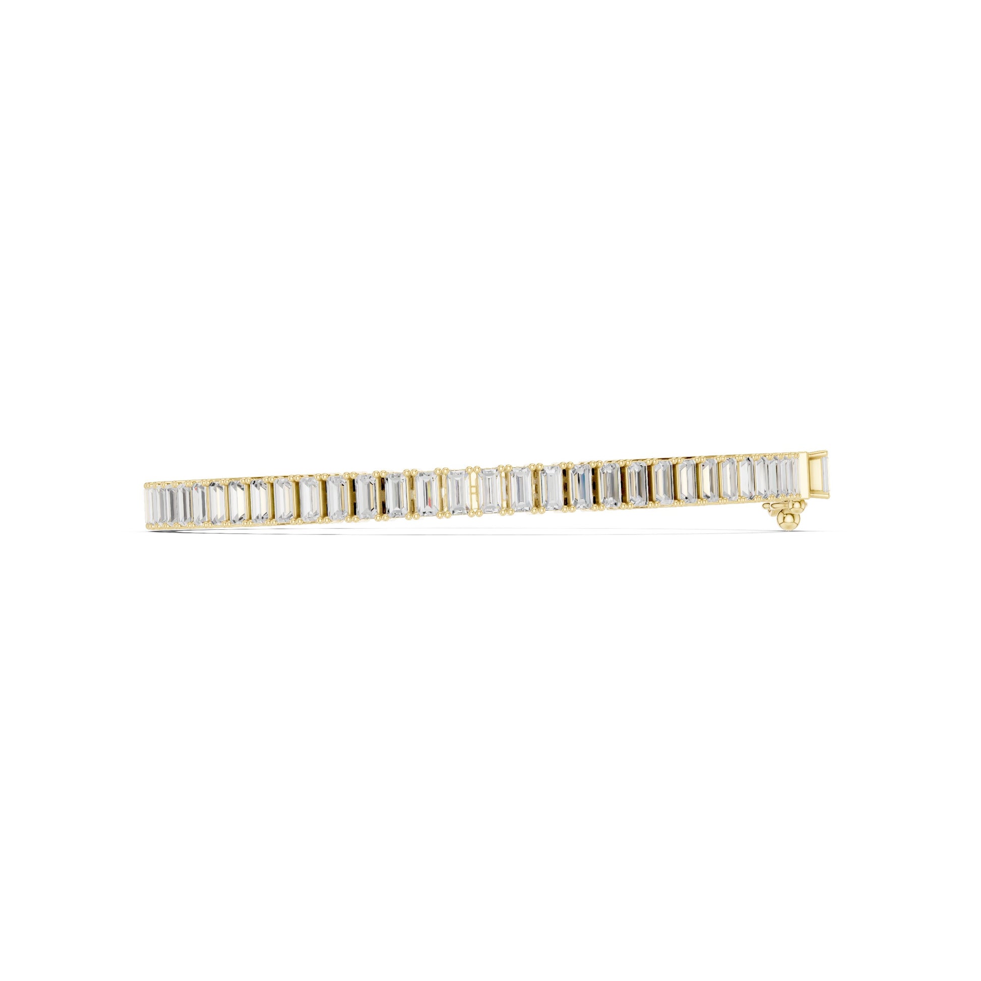 Men's Emerald Tennis Lab Grown Diamond Bracelet