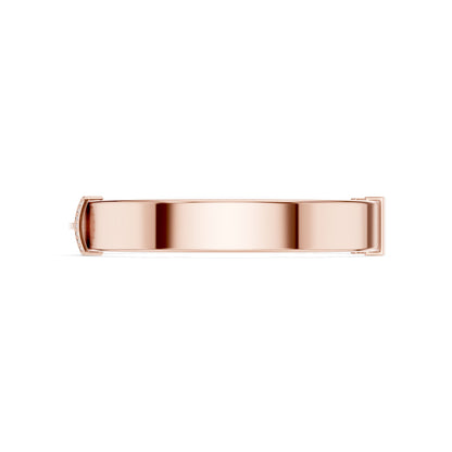 Men's Round Bangle Lab Grown Diamond Bracelet
