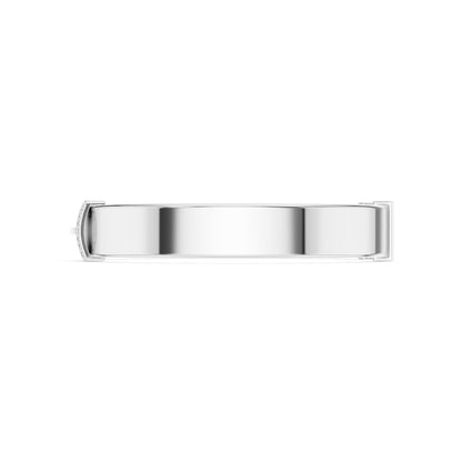 Men's Round Bangle Lab Grown Diamond Bracelet