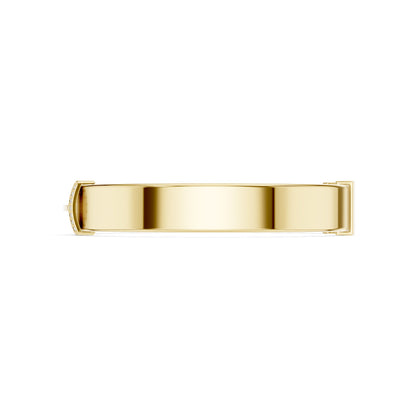 Men's Round Bangle Lab Grown Diamond Bracelet