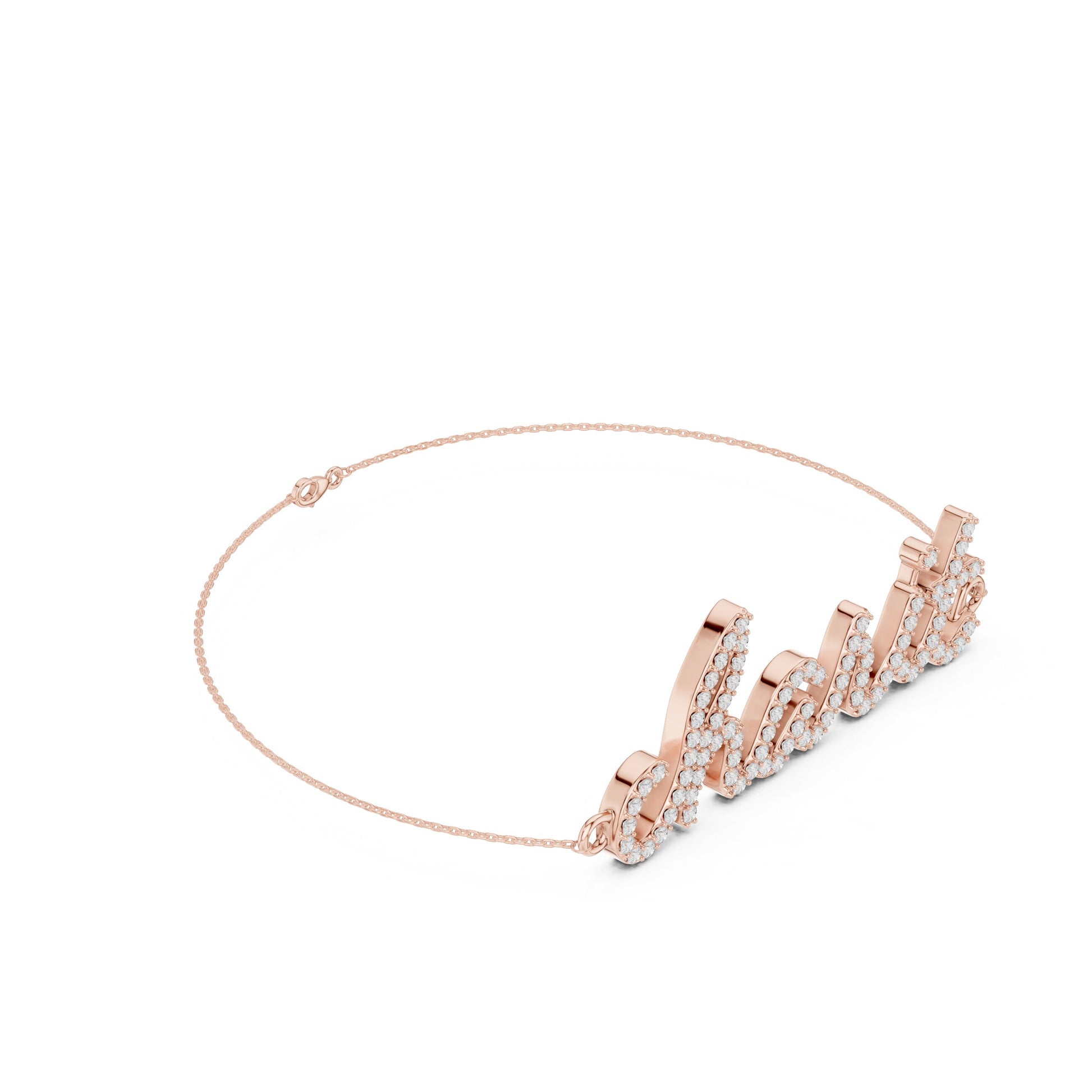 Men's Round Bracelet Lab Grown Diamond Bracelet
