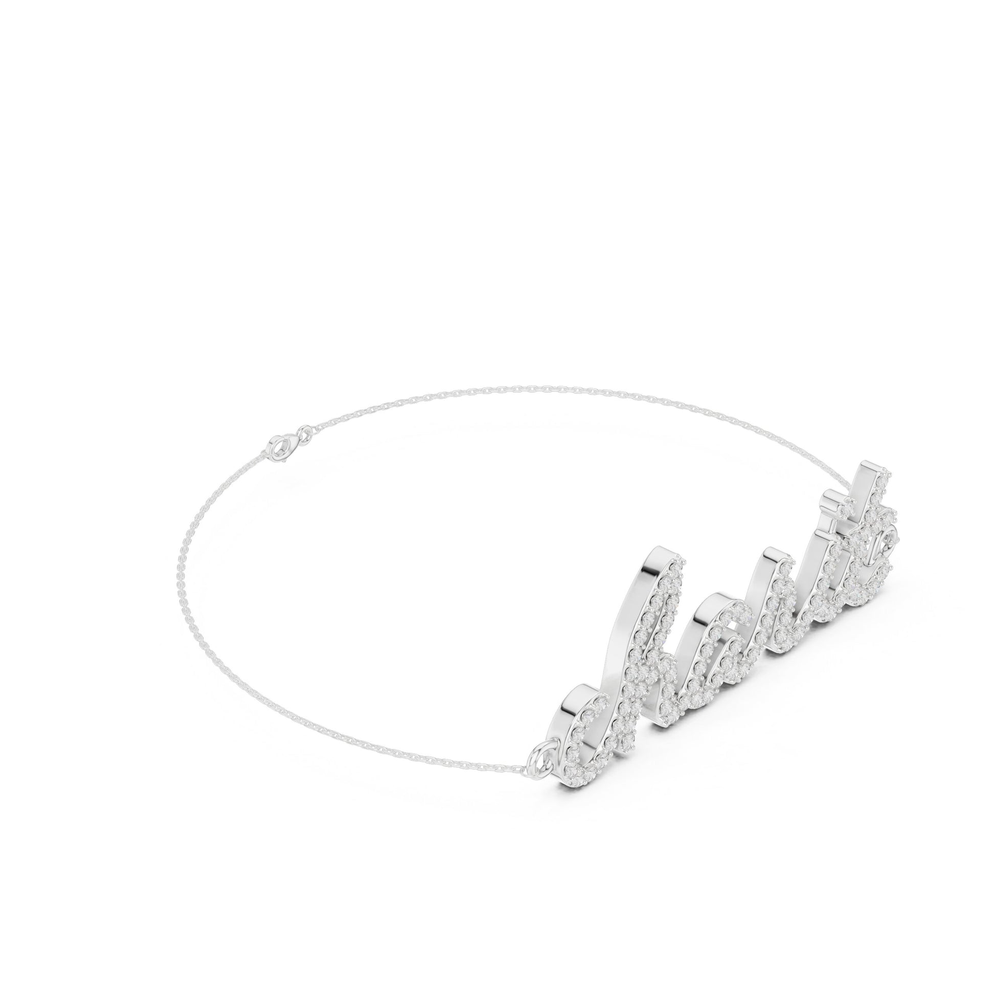 Men's Round Bracelet Lab Grown Diamond Bracelet
