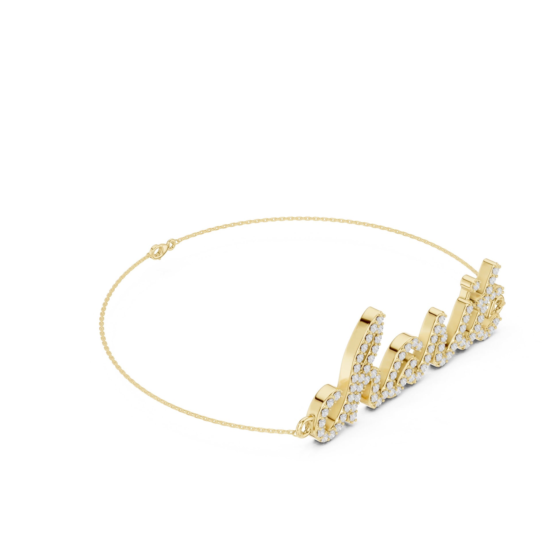 Men's Round Bracelet Lab Grown Diamond Bracelet