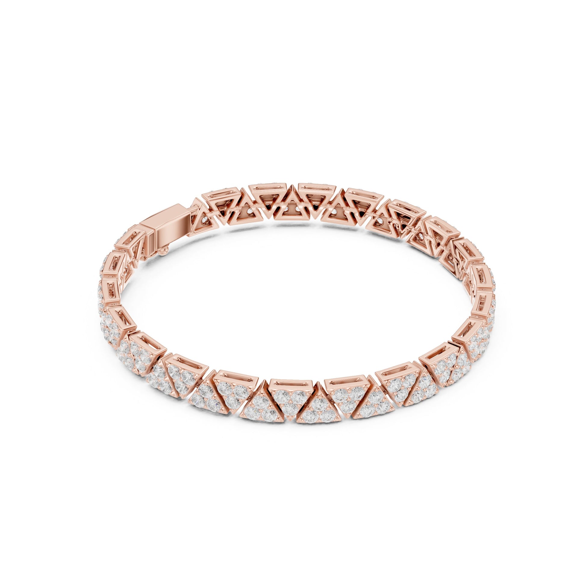 Men's Round Tennis Lab Grown Diamond Bracelet