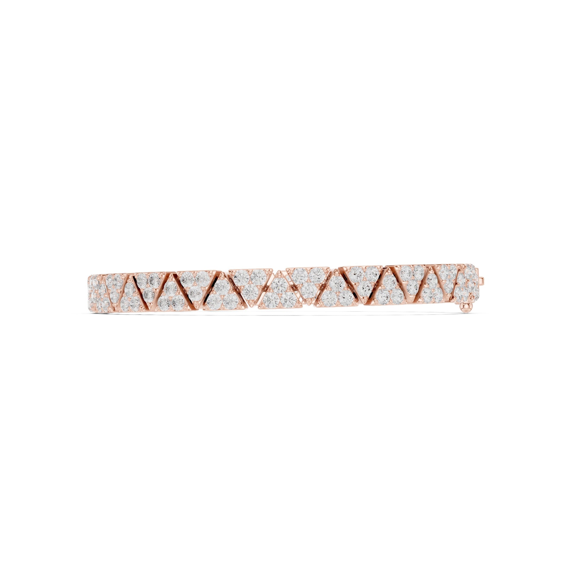 Men's Round Tennis Lab Grown Diamond Bracelet