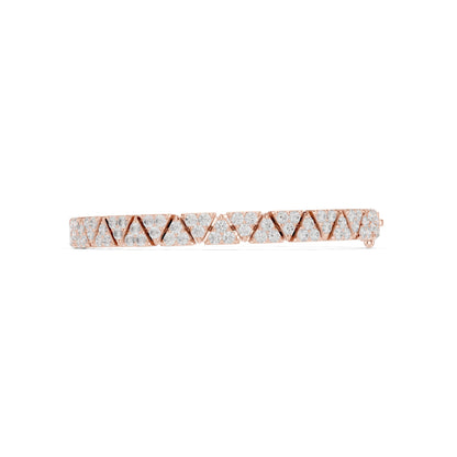 Men's Round Tennis Lab Grown Diamond Bracelet